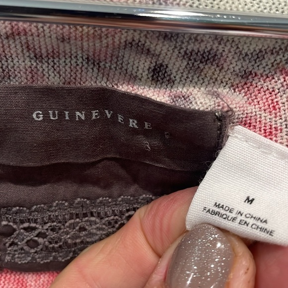 Guinevere Anthropologie cotton cashmere mix boho fringed cardigan duster - Picture 2 of 9